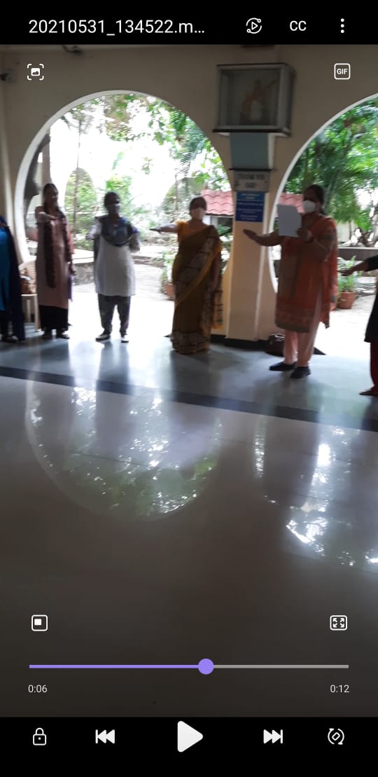 Office Staff and Sevikas Taking Pledge on the occasion of World No Tobacco Day_31052021_2